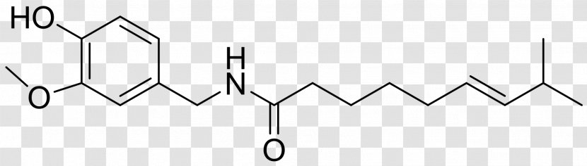 Dihydrocapsaicin Molecule Chili Pepper TRPV1 - Tree - Capsicum Frutescens Transparent PNG
