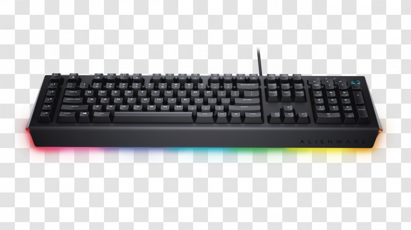 Dell Computer Keyboard Mouse Alienware Gaming Keypad - Peripheral Transparent PNG