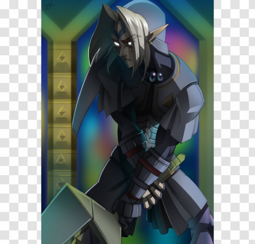 Dark Link Oni Epona Hylian - Heart - Watercolor Transparent PNG