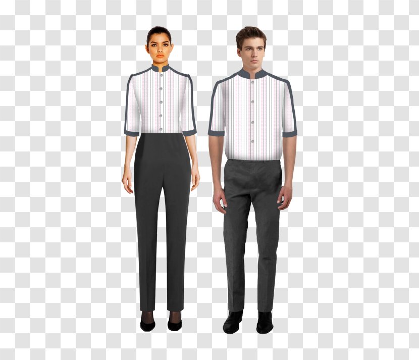 Tuxedo T-shirt Housekeeping Uniform Hotel - Outerwear Transparent PNG