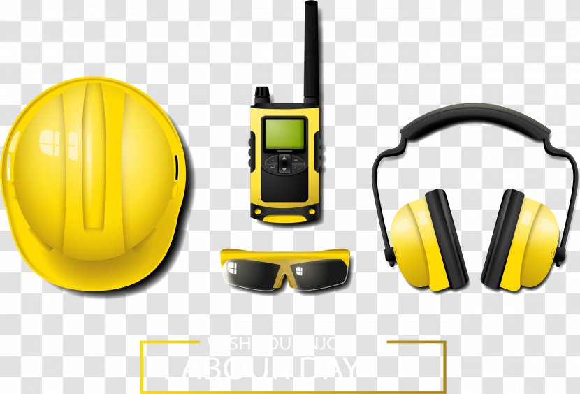 Architectural Engineering Building - Brand - Yellow Construction Site Helmet Transparent PNG