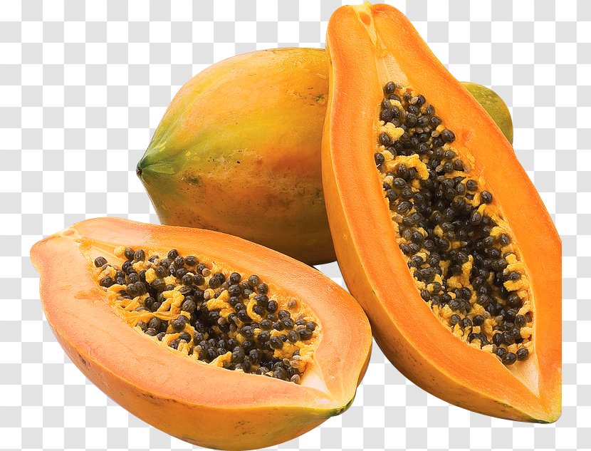 Papaya Auglis Food Fruit - Superfood Transparent PNG