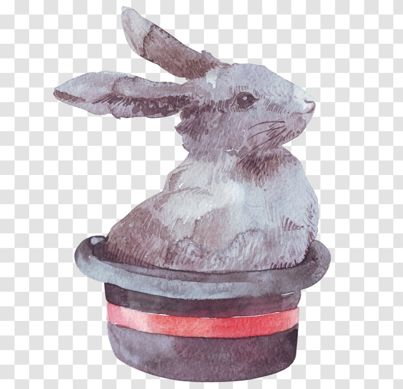 Easter Bunny Hare Rabbit - Flower Transparent PNG
