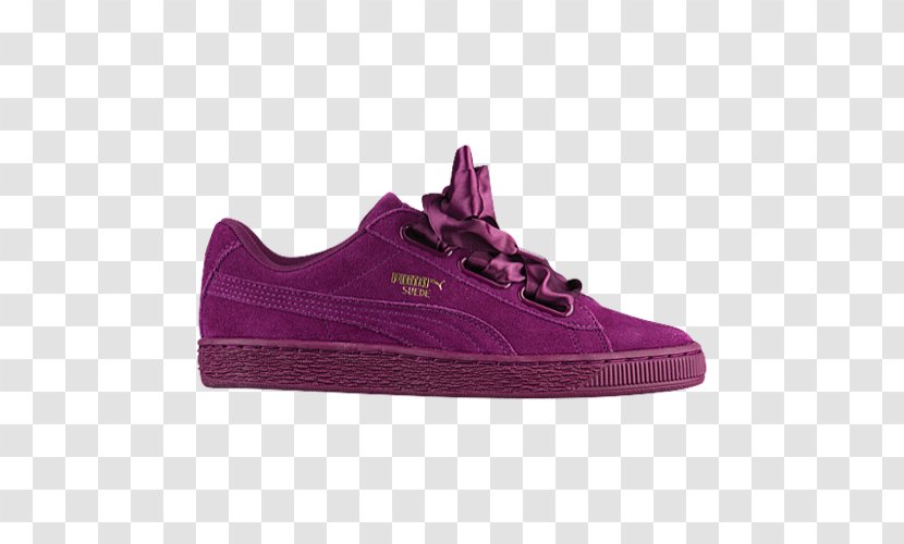Puma Sports Shoes Suede Foot Locker - Shoe - For Women With Bow Transparent PNG