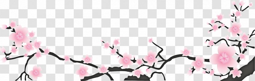 Watercolor Flower Background - Twig - Petal Transparent PNG