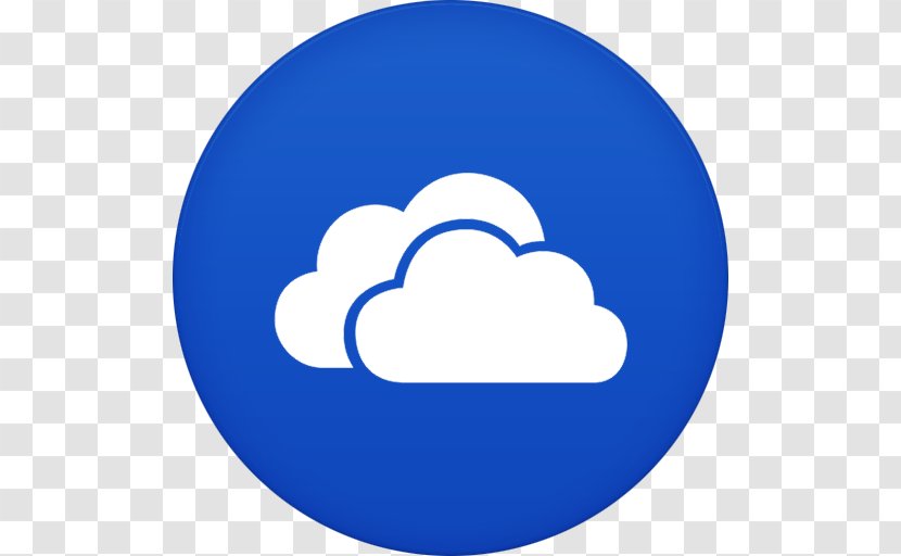 Blue Area Sky Circle Font - App Store - Skydrive Transparent PNG