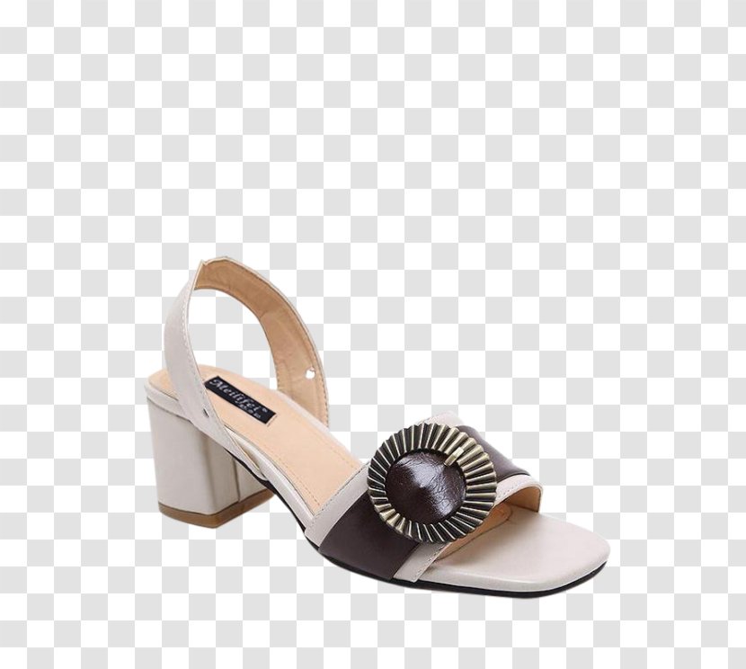 Sandal Fashion Slingback Buckle Slide - Color Transparent PNG