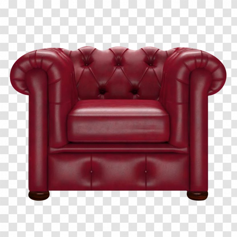 Club Chair Couch Furniture Chesterfield Transparent PNG