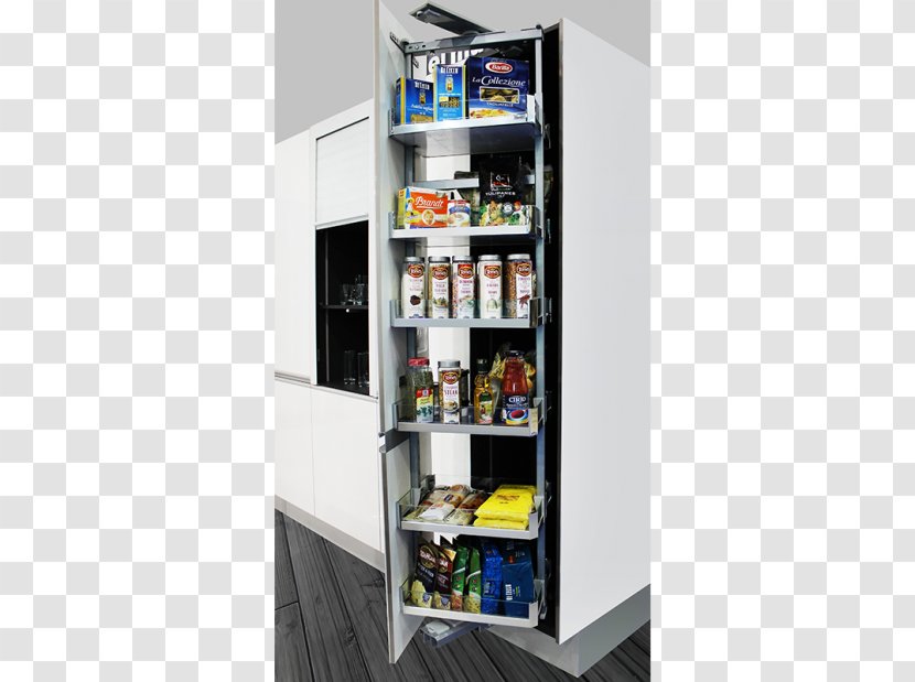 Pantry Kitchen Computer File Steel Refrigerator - Pull Out Transparent PNG