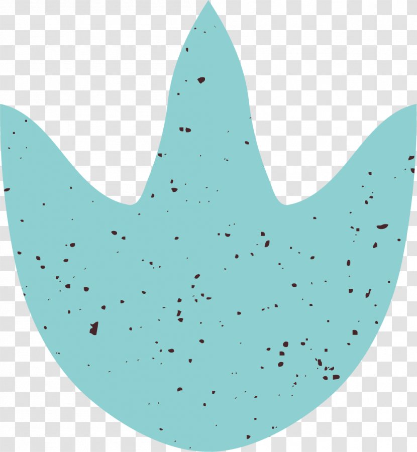 Paw Icon - Turquoise - Three Footprints Transparent PNG