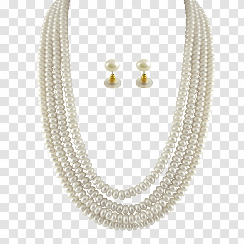 Jpearls Jewellery Necklace Gemstone - Jewelry Making - White Pearl Transparent PNG