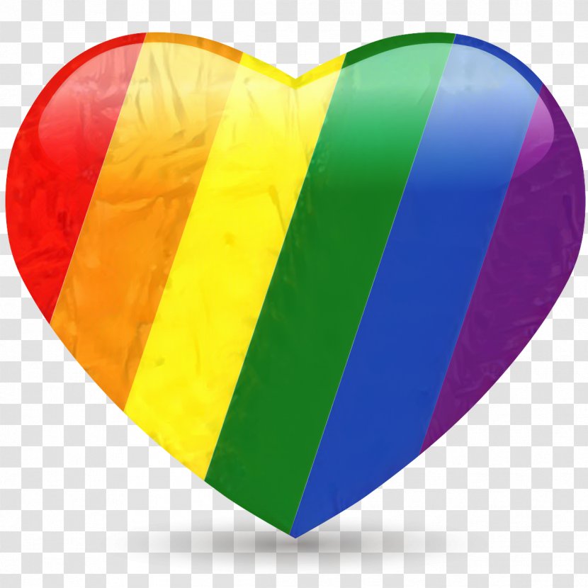 Clip Art Heart Rainbow Image - Yellow - Emoji Transparent PNG