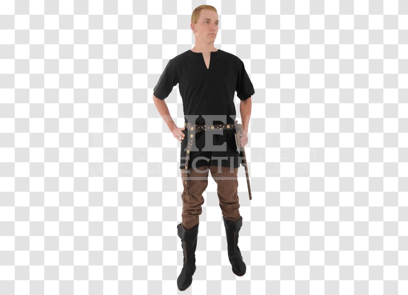 Tunic English Medieval Clothing T-shirt Costume - Standing Transparent PNG