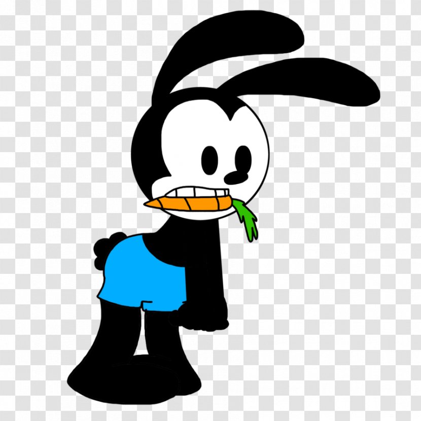 Oswald The Lucky Rabbit Mickey Mouse Walt Disney Company Cartoon - Happiness - Eat Carrot Transparent PNG