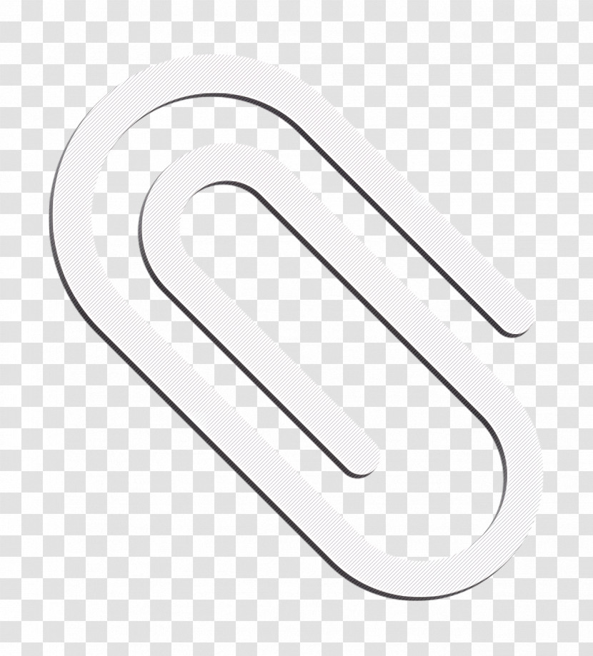 Stationery Icon Paperclip Icon Attach Icon Transparent PNG