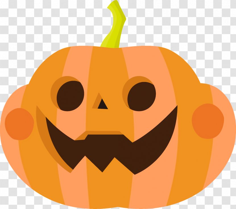 Jack-o-Lantern Halloween Carved Pumpkin - Plant Vegetable Transparent PNG