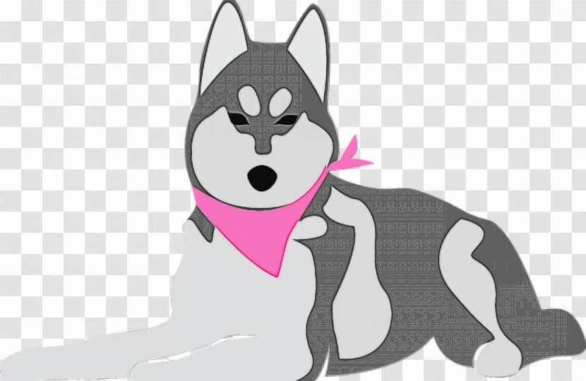 Whiskers Puppy Cat Dog Horse - Character - Sled Alaskan Malamute Transparent PNG