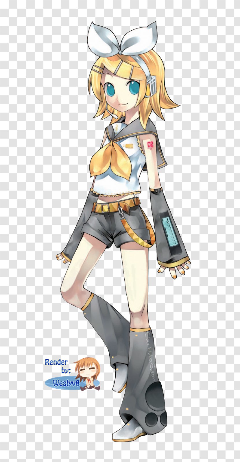 Kagamine Rin/Len Vocaloid 4 Megurine Luka Art - Cartoon - Hatsune Miku Transparent PNG