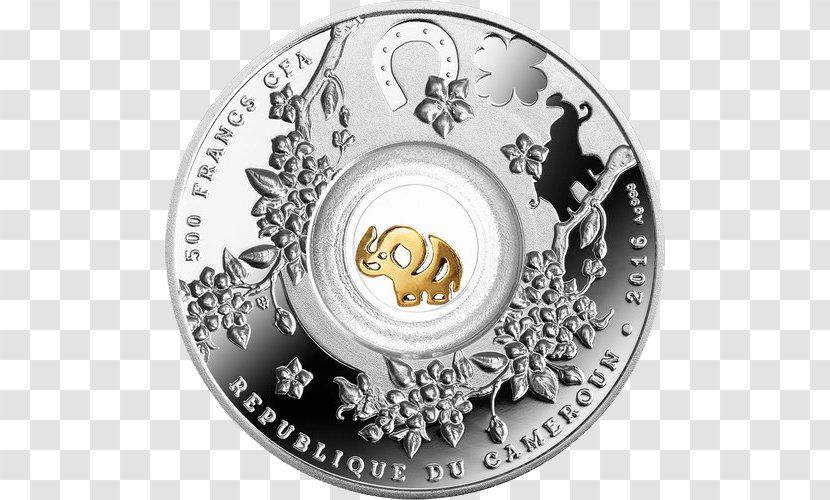 Silver Coin Amulet Franc - Brand Transparent PNG