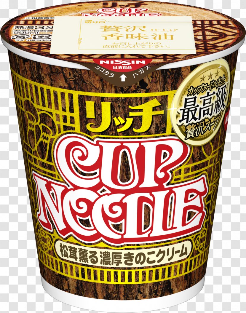Ramen Instant Noodle Chinese Noodles Cream Cup - Soup - Mushroom Transparent PNG