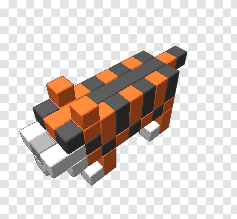 Blocksworld Cubone Tiger Transparent PNG