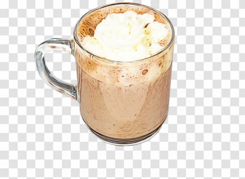 Milkshake - Watercolor - Mocaccino Coffee Transparent PNG