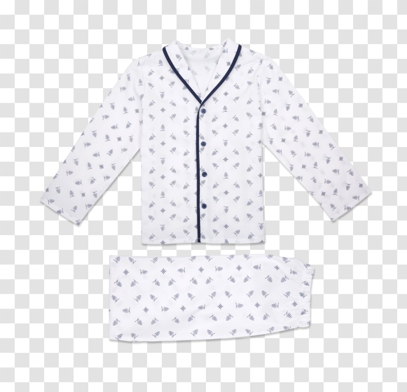 Sleeve Collar Blouse Neck Outerwear - Cotton Pajamas Transparent PNG