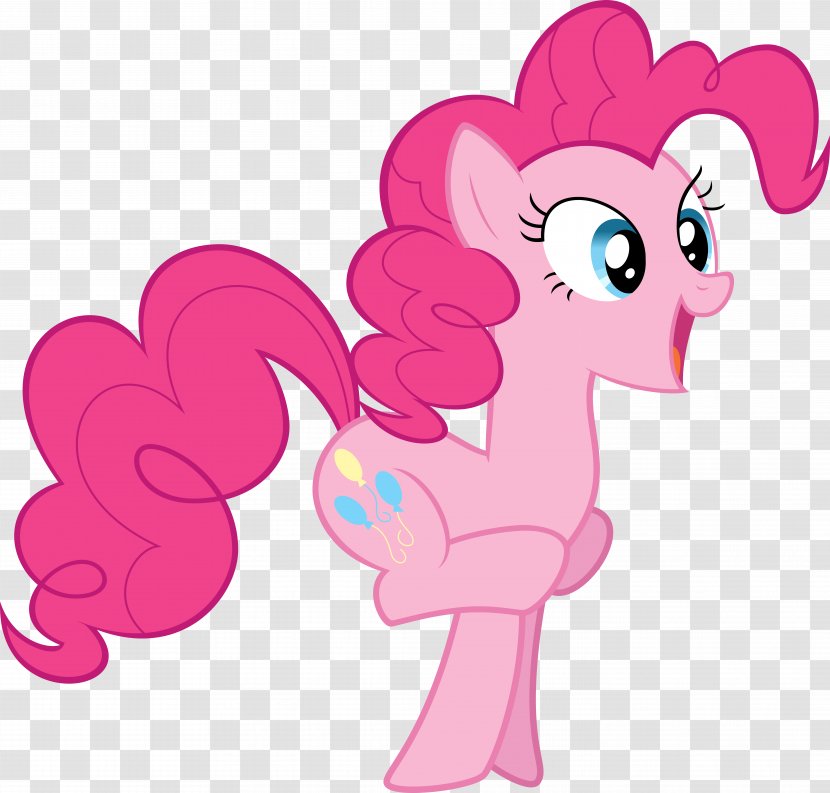 Pinkie Pie Rainbow Dash Applejack Rarity Pony - Silhouette - Heart Transparent PNG