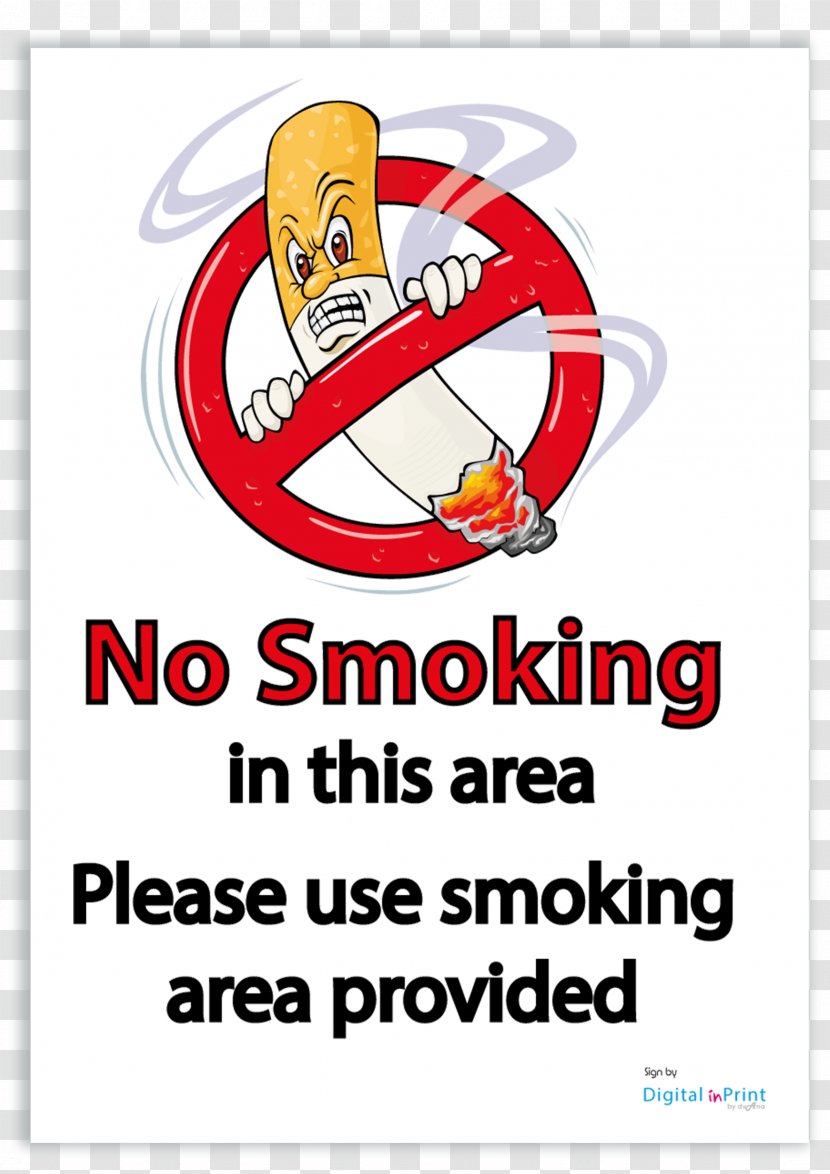 Smoking Cessation Ban Tobacco Nicotine - Silhouette - No Transparent PNG