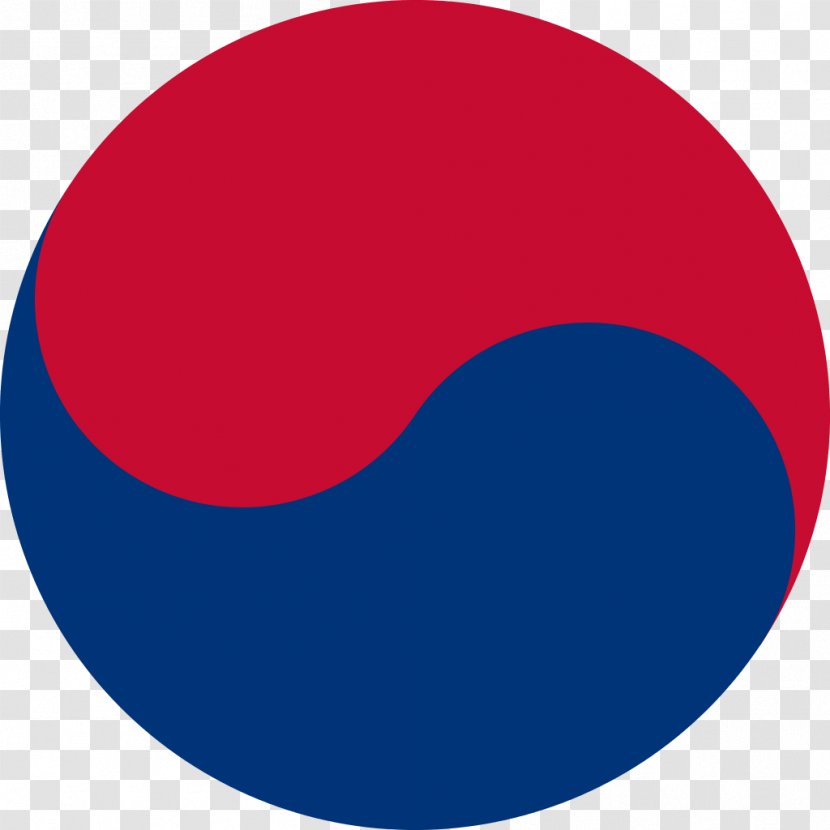 Flag Of South Korea Yin And Yang Taegeuk Korean - Blue Transparent PNG