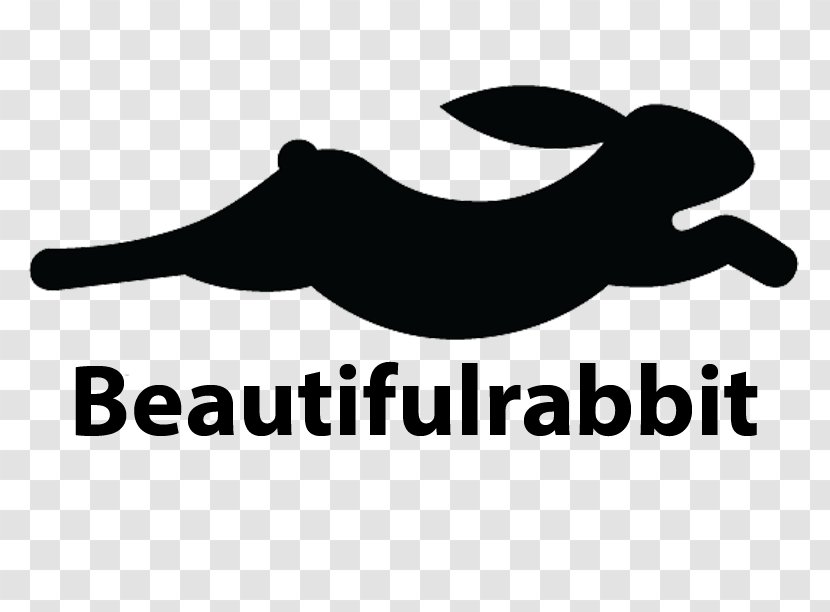 Logo Rabbit Black Brand Iran - Bunny Transparent PNG