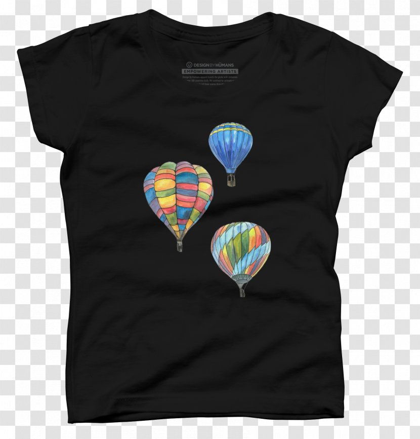 T-shirt Hot Air Balloon Sleeve - Cartoon Transparent PNG