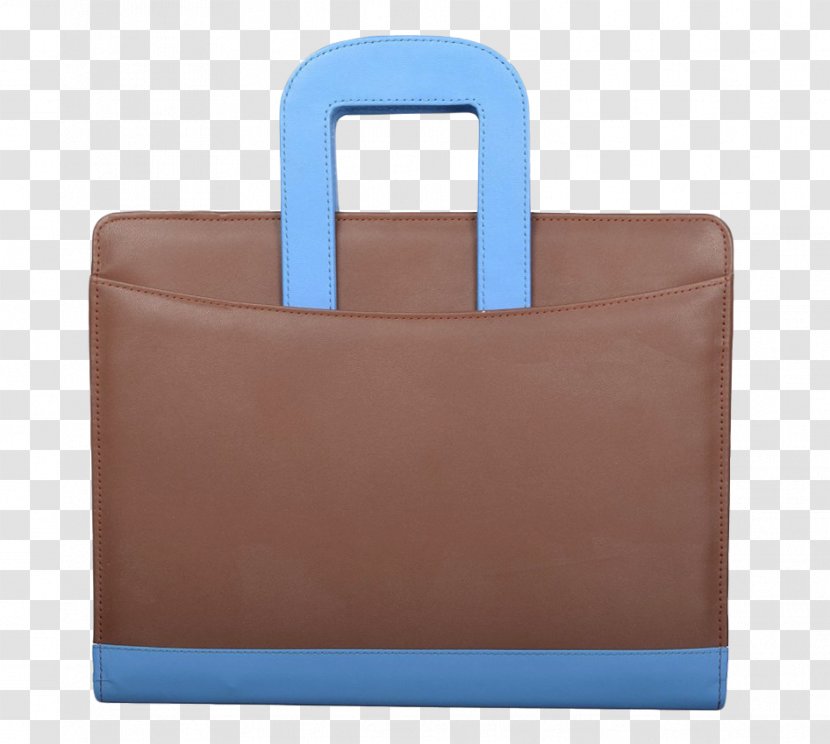 Briefcase Handbag - Cobalt Blue Transparent PNG