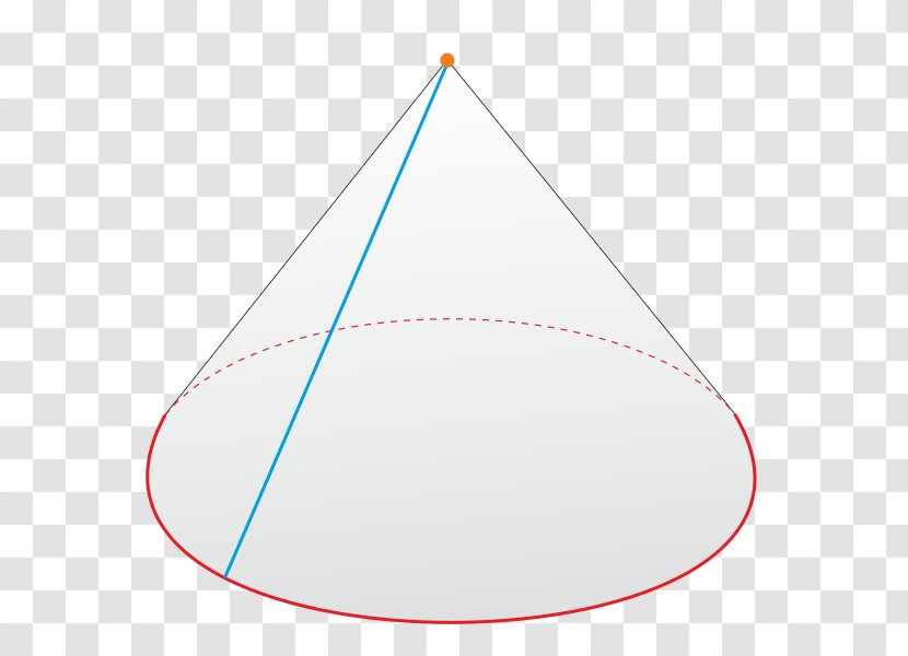 Directrix Cone Generatrix Triangle Plane - Microsoft Azure Transparent PNG