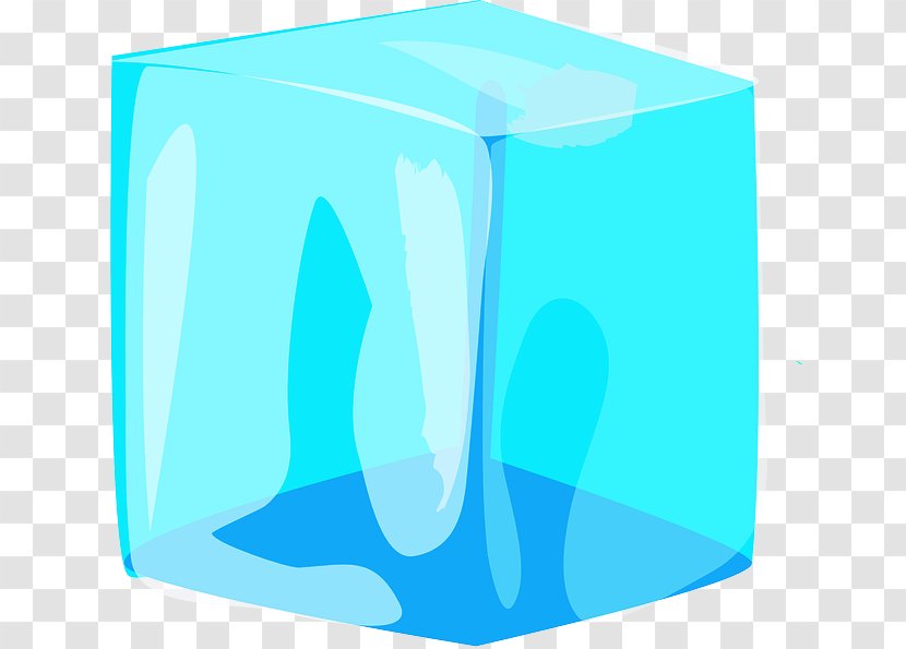 Drawing Ice Cube Clip Art - Aqua Transparent PNG