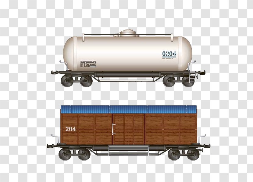 Train Rail Transport Railroad Car Freight Cargo - Boxcar Transparent PNG