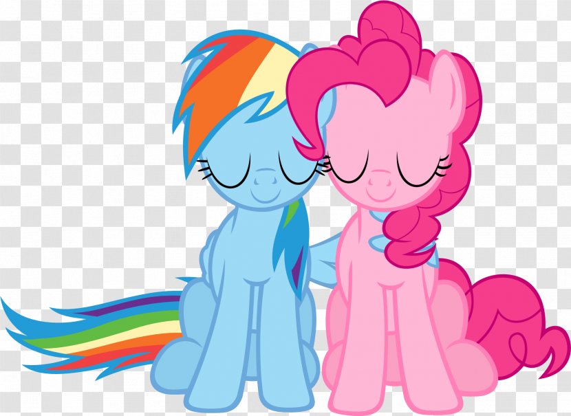 Pony Pinkie Pie Rainbow Dash Rarity Applejack - Silhouette - Dine And Transparent PNG