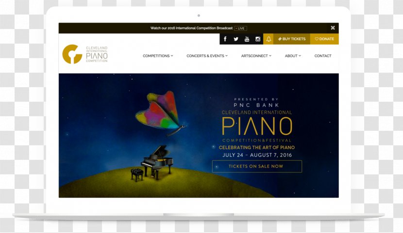 Display Advertising Multimedia Brand - Piano Performances Transparent PNG