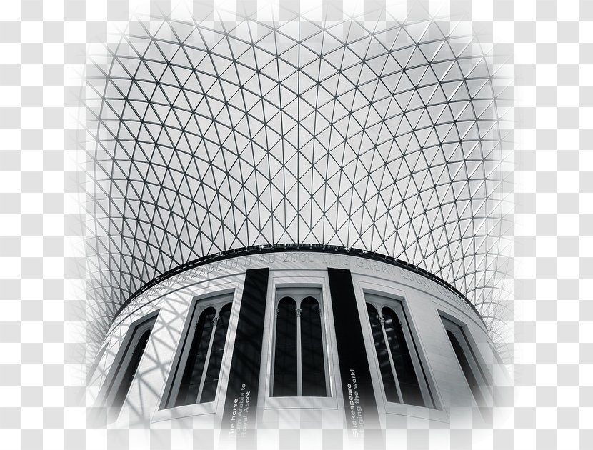 British Museum Queen Elizabeth II Great Court Photography - London - Paisagens Transparent PNG