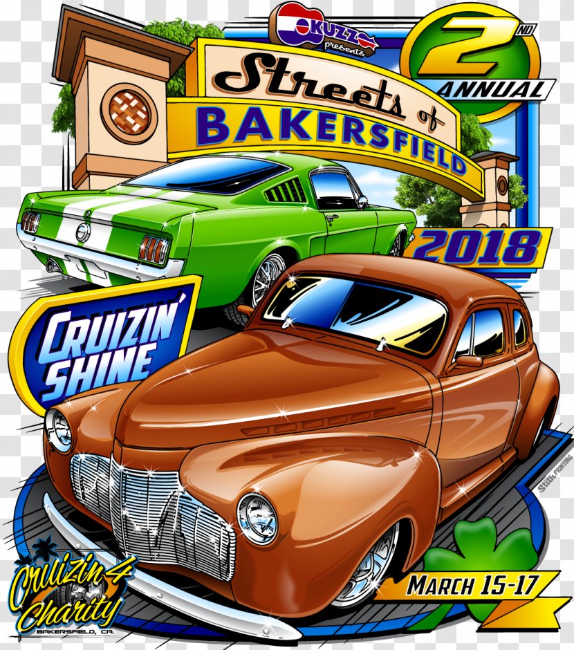 Bakersfield Vintage Car Auto Show MINI - Brand - Cokitell Drink Party Flyer Transparent PNG