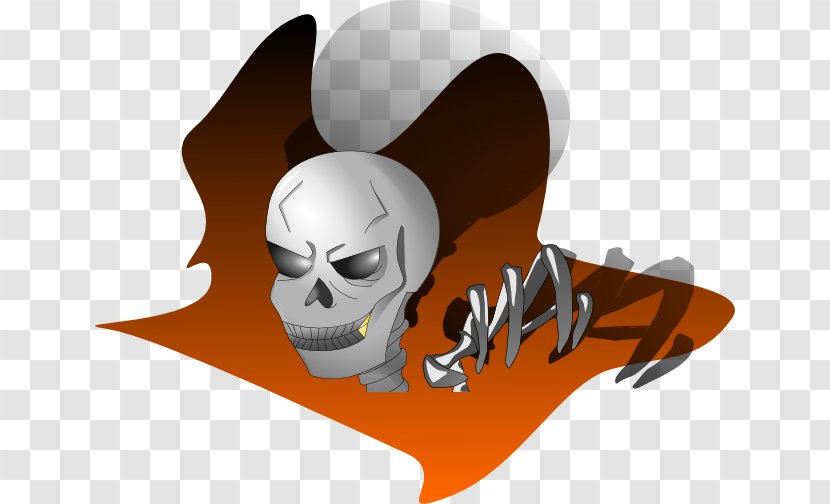 Skull Character Fiction Clip Art - Wing Transparent PNG