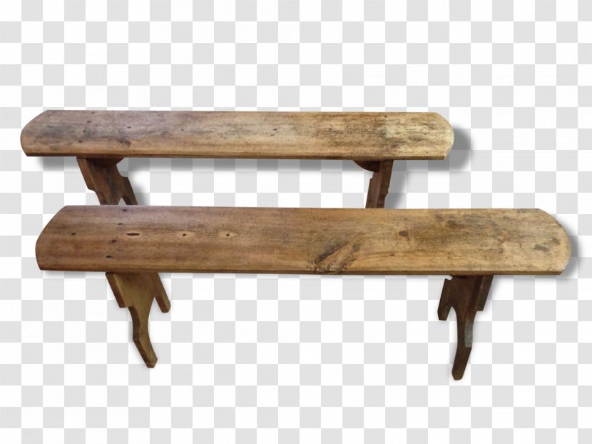 Furniture Bench Outdoor Wood Table - Hardwood Transparent PNG