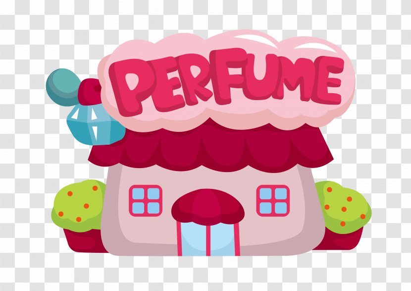 Cartoon House Download - Perfume Building Transparent PNG