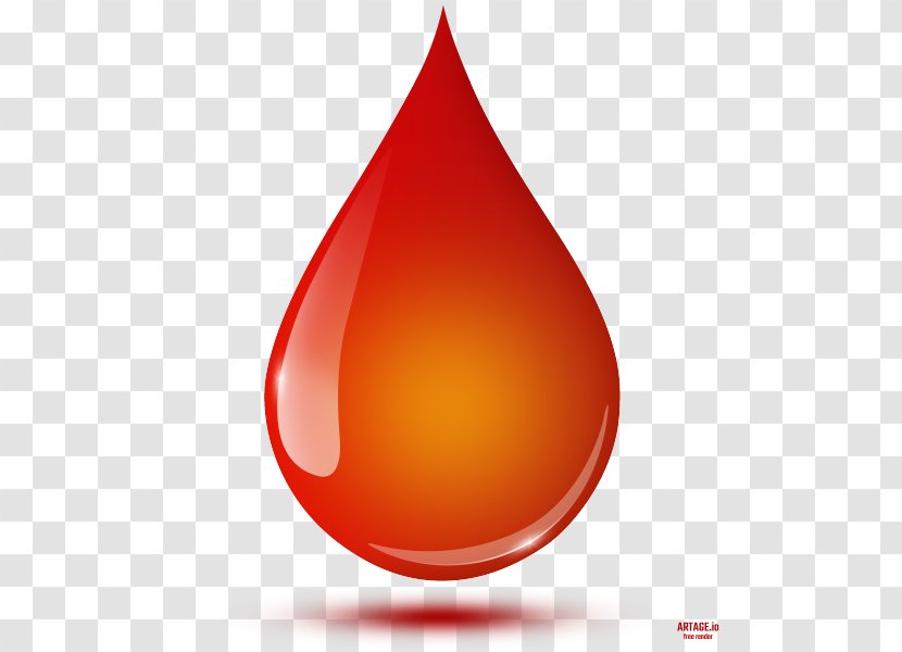 Red Blood Drop Guttae Transparent PNG