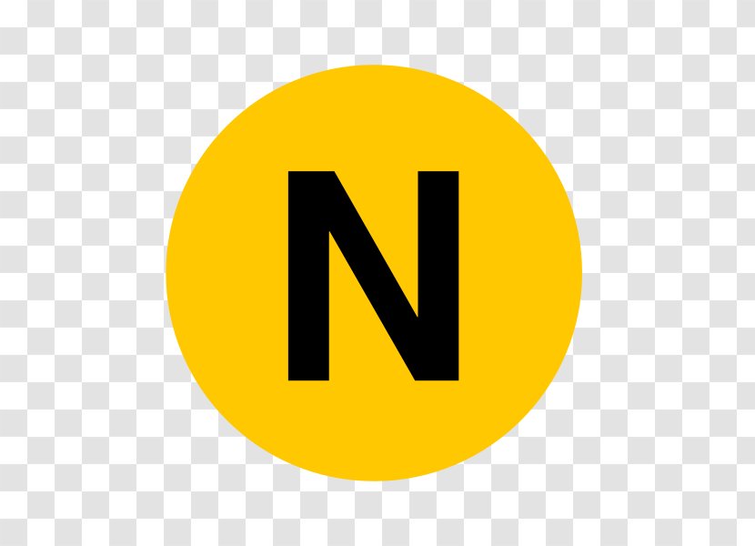 Logo Brand Yellow Font - N Transparent PNG