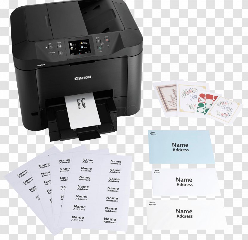 Laser Printing Multi-function Printer Inkjet Canon MAXIFY MB5420 - Output Device Transparent PNG