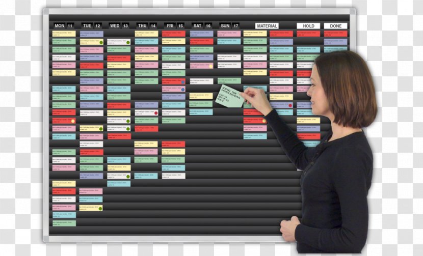 Kanban Board Lean Manufacturing Management - Value Stream Mapping - Game Transparent PNG