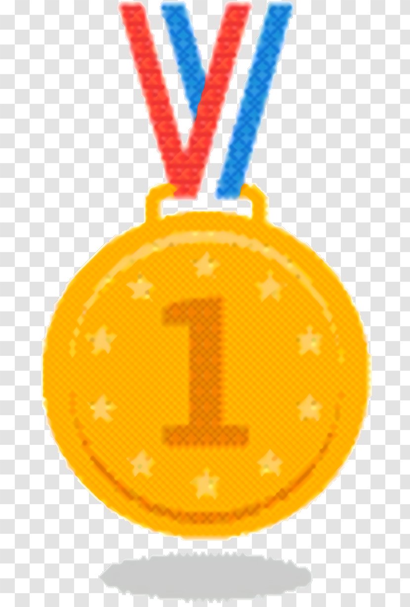 Medal Yellow - Number - Aspect Ratio Transparent PNG