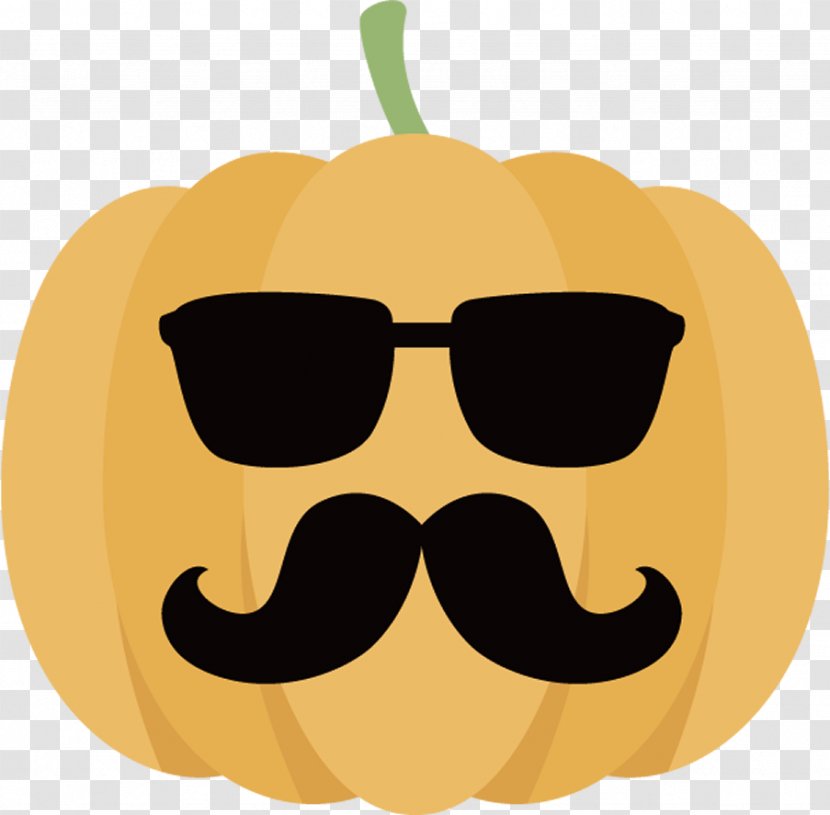 Moustache - Glasses - Plant Calabaza Transparent PNG