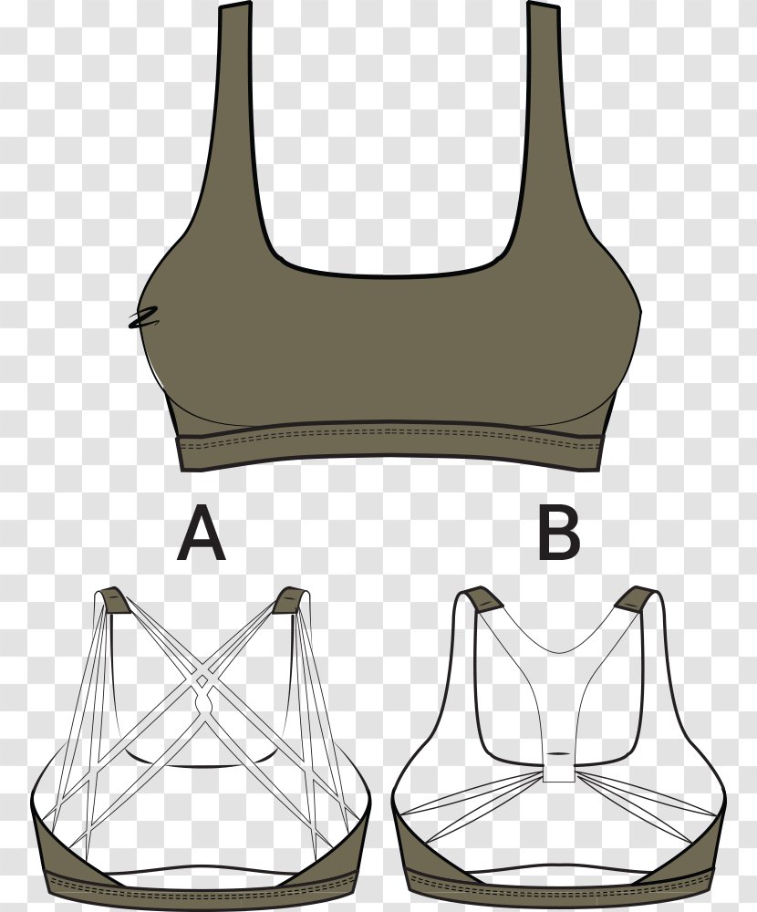 Bra Line Neck - Cartoon - Motion Blur Transparent PNG